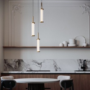 Подвесной светильник Eurosvet Stark 50386/3 LED латунь в Карталах - kartaly.ok-mebel.com | фото 2