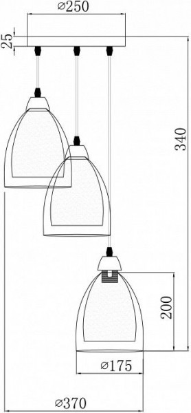 Подвесной светильник Freya Astery FR5375PL-03CH1 в Карталах - kartaly.ok-mebel.com | фото 2