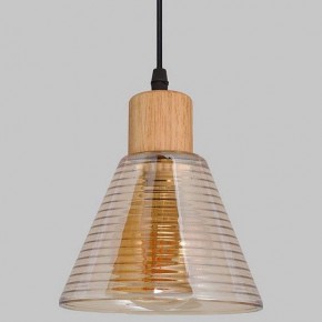 Подвесной светильник Imex MD.5870 MD.5870-1-P-WOOD+BK в Карталах - kartaly.ok-mebel.com | фото