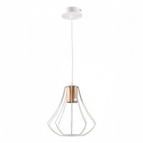 Подвесной светильник Imex MD.9052 MD.9052-1-P-WH+WOOD в Карталах - kartaly.ok-mebel.com | фото 2