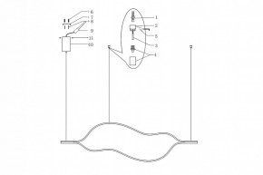 Подвесной светильник Imperiumloft Tape Light TRUDY01 в Карталах - kartaly.ok-mebel.com | фото 9