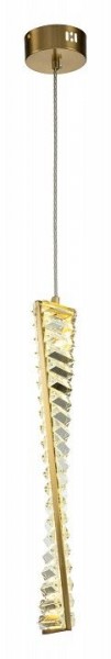 Подвесной светильник Indigo Frizzante 12015/1P Brass в Карталах - kartaly.ok-mebel.com | фото 3