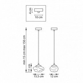 Подвесной светильник Lightstar Meringe 799033 в Карталах - kartaly.ok-mebel.com | фото 4