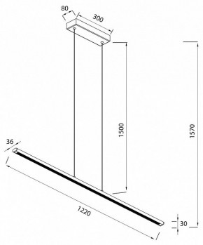 Подвесной светильник Mantra Lineal 8955 в Карталах - kartaly.ok-mebel.com | фото 4