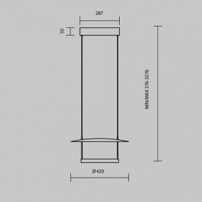 Подвесной светильник Maytoni Ambience MOD280PL-L23B3K1 в Карталах - kartaly.ok-mebel.com | фото 4