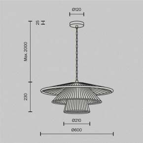 Подвесной светильник Maytoni Costa MOD394PL-01BS1 в Карталах - kartaly.ok-mebel.com | фото 5