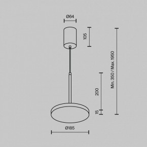 Подвесной светильник Maytoni Plato P076PL-L12W4K-BS в Карталах - kartaly.ok-mebel.com | фото 6