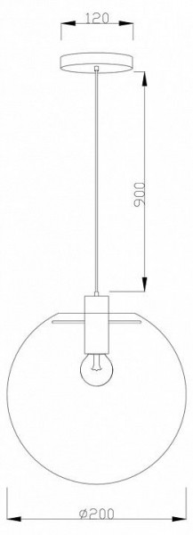 Подвесной светильник Moderli Aurora V11538-1P в Карталах - kartaly.ok-mebel.com | фото 3