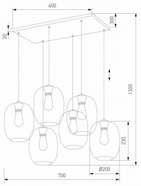 Подвесной светильник TK Lighting Elio 5974 Elio в Карталах - kartaly.ok-mebel.com | фото 3