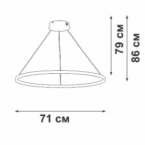 Подвесной светильник Vitaluce V2516 V2516-8/3S в Карталах - kartaly.ok-mebel.com | фото 3