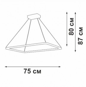 Подвесной светильник Vitaluce V2704 V2704-9/1S в Карталах - kartaly.ok-mebel.com | фото 3