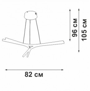 Подвесной светильник Vitaluce V2708 V2708-9/3S в Карталах - kartaly.ok-mebel.com | фото 3