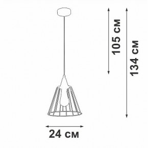 Подвесной светильник Vitaluce V2848 V2848-1/1S в Карталах - kartaly.ok-mebel.com | фото 3