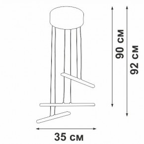 Подвесной светильник Vitaluce V3046 V3046-1/3S в Карталах - kartaly.ok-mebel.com | фото 5