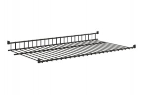 Полка сотовая L695 (черный муар) в Карталах - kartaly.ok-mebel.com | фото