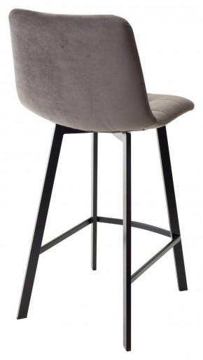 Полубарный стул CHILLI-QB SQUARE графит #14, велюр / черный каркас (H=66cm) М-City в Карталах - kartaly.ok-mebel.com | фото 3