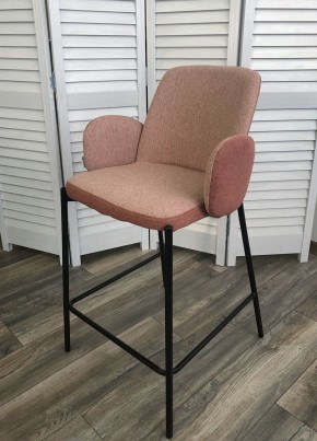 Полубарный стул NYX (H=65cm) VF109 розовый / VF110 брусничный М-City в Карталах - kartaly.ok-mebel.com | фото 3