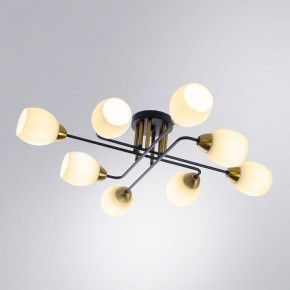Потолочная люстра Arte Lamp Andrea A8141PL-8BK в Карталах - kartaly.ok-mebel.com | фото 2