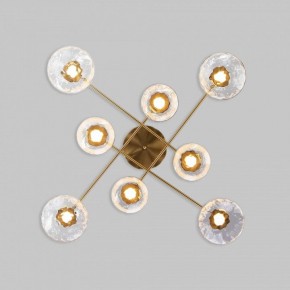 Потолочная люстра Eurosvet Ripple 50389 LED латунь в Карталах - kartaly.ok-mebel.com | фото 3