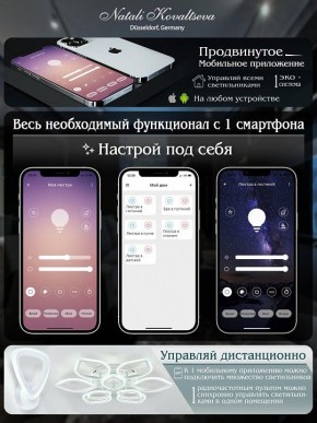 Потолочная люстра Natali Kovaltseva COBRA LED LAMPS 81121/7C в Карталах - kartaly.ok-mebel.com | фото 7