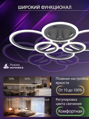 Потолочная люстра Natali Kovaltseva HOME LED LAMPS 81440 в Карталах - kartaly.ok-mebel.com | фото 6