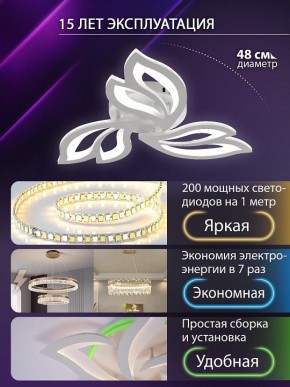 Потолочная люстра Natali Kovaltseva  LED LAMPS 81426 в Карталах - kartaly.ok-mebel.com | фото 5