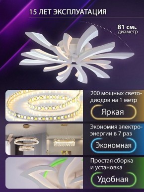 Потолочная люстра Natali Kovaltseva VIO LED LAMPS 81454 в Карталах - kartaly.ok-mebel.com | фото 5