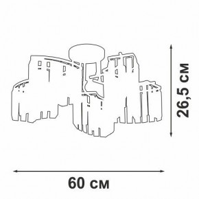 Потолочная люстра Vitaluce V5884 V5884-0/5PL в Карталах - kartaly.ok-mebel.com | фото 3