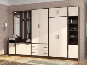 Прихожая ДИАНА-4 сек №3 (Венге/Дуб молочный) в Карталах - kartaly.ok-mebel.com | фото 3