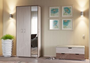 Прихожая ДОМИНО mini Бодега темный/светлый в Карталах - kartaly.ok-mebel.com | фото 2