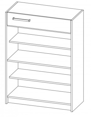 Прихожая Марица Тумба для обуви (ЯШ темный/ светлый) в Карталах - kartaly.ok-mebel.com | фото 2