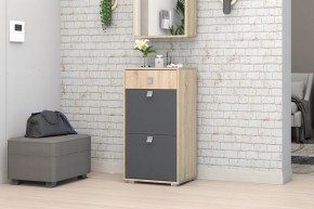 Прихожая Монако-2 (Дуб Сонома/Графит) в Карталах - kartaly.ok-mebel.com | фото 8