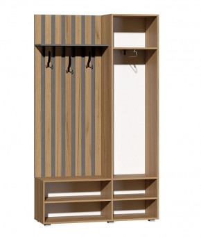 Прихожая Юджи (Дуб Крафт Золотой/Графит) в Карталах - kartaly.ok-mebel.com | фото 3