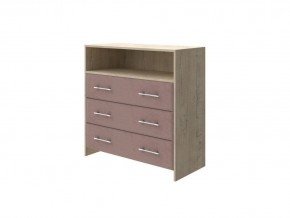 PROxSON Комод Varna (ЛДСП Бунратти+ткань Бунратти/Ultra Горячий шоколад) 90x40 в Карталах - kartaly.ok-mebel.com | фото