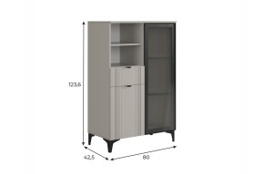 РИЧ Комод 2 со стеклом в Карталах - kartaly.ok-mebel.com | фото 2