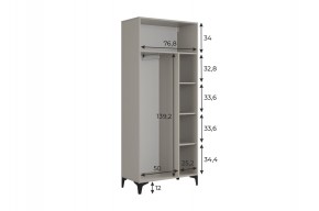 РИЧ Шкаф двухдверный в Карталах - kartaly.ok-mebel.com | фото 3