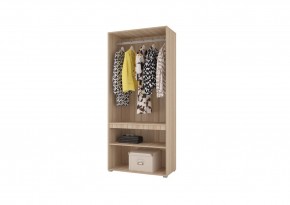 Шкаф 2-х створчатый АНТАЛИЯ (Сонома/Белый софт) в Карталах - kartaly.ok-mebel.com | фото 2