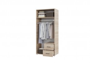 Шкаф 2-х створчатый с ящиками VICTOR (Сонома-Белый) в Карталах - kartaly.ok-mebel.com | фото 2