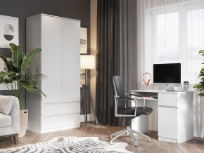 Шкаф 2-ств. с 2 ящиками "Бьянко" в Карталах - kartaly.ok-mebel.com | фото 4