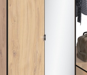 Шкаф 2х дверный с зеркалом Лофт СБ-3111 (Дуб Минерва) в Карталах - kartaly.ok-mebel.com | фото 5