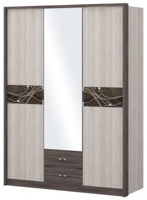 Шкаф 3-х дверный с зеркалом Шк68.2 МС Николь в Карталах - kartaly.ok-mebel.com | фото