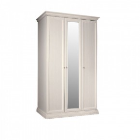 Шкаф 3-х дверный для платья и белья (1 зеркало) Амели штрих-лак (АМШ1/3) в Карталах - kartaly.ok-mebel.com | фото