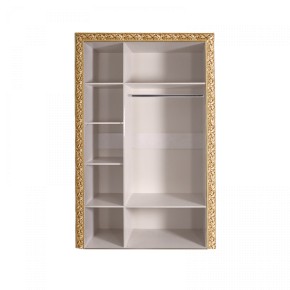 Шкаф 3-х дв.Тиффани Premium черная/золото (ТФШ1/3(П) в Карталах - kartaly.ok-mebel.com | фото 2