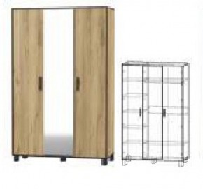 Шкаф 3-х створчатый "Лофт 3" в Карталах - kartaly.ok-mebel.com | фото 2
