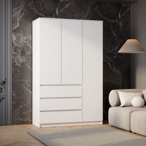 Шкаф 3-х створчатый Симпл ШК-08 (белый) в Карталах - kartaly.ok-mebel.com | фото 3