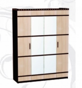Шкаф 4-х дверный для одежды и белья "Ольга-13" в Карталах - kartaly.ok-mebel.com | фото