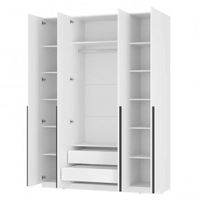 Шкаф 4-х створчатый Айрон ШК-13 (белый) в Карталах - kartaly.ok-mebel.com | фото 7