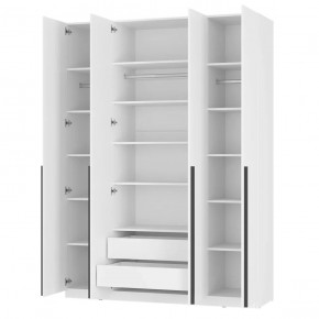 Шкаф 4-х створчатый Айрон ШК-13 (белый) в Карталах - kartaly.ok-mebel.com | фото 9