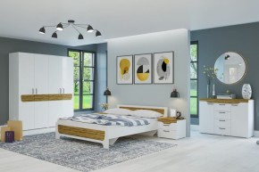 Шкаф 4-х створчатый Милана (Белый/Сосна Гранд) в Карталах - kartaly.ok-mebel.com | фото 4