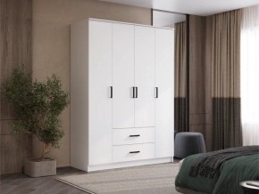 Шкаф 4-х створчатый Титан (белый) в Карталах - kartaly.ok-mebel.com | фото 5